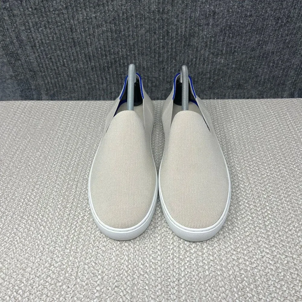 Rothy’s The Slip On Sneaker Sand Ivory Cream Flat Shoes Women’s Size 9.5 US